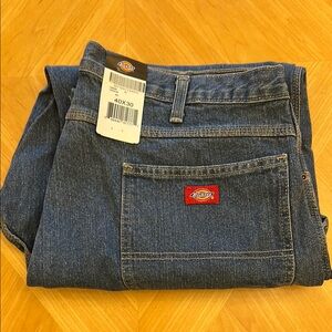 Dickies Blue Relaxed Jeans Sturdy Workwear